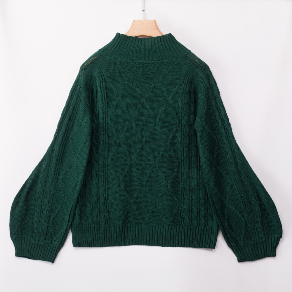 SZ60240-1 Solid Color Sweater